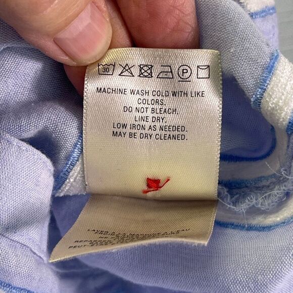 Anthropologie Women's South Seas Belted Striped Tunic. Sz 10 - Picture 6 of 10